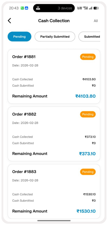 Driver App Screen 10