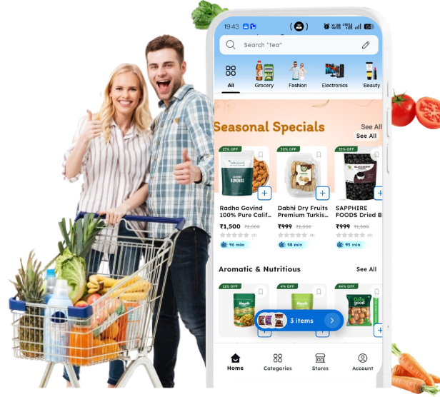 Grocery delivery app solution