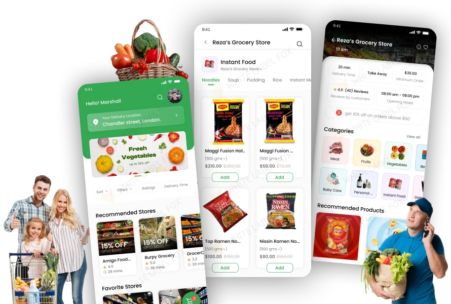 On-Demand Grocery Delivery App