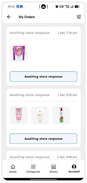 Customer App Screen 19